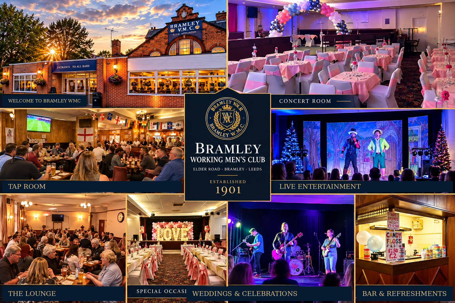 Photographic showcase of the club and its facilities.