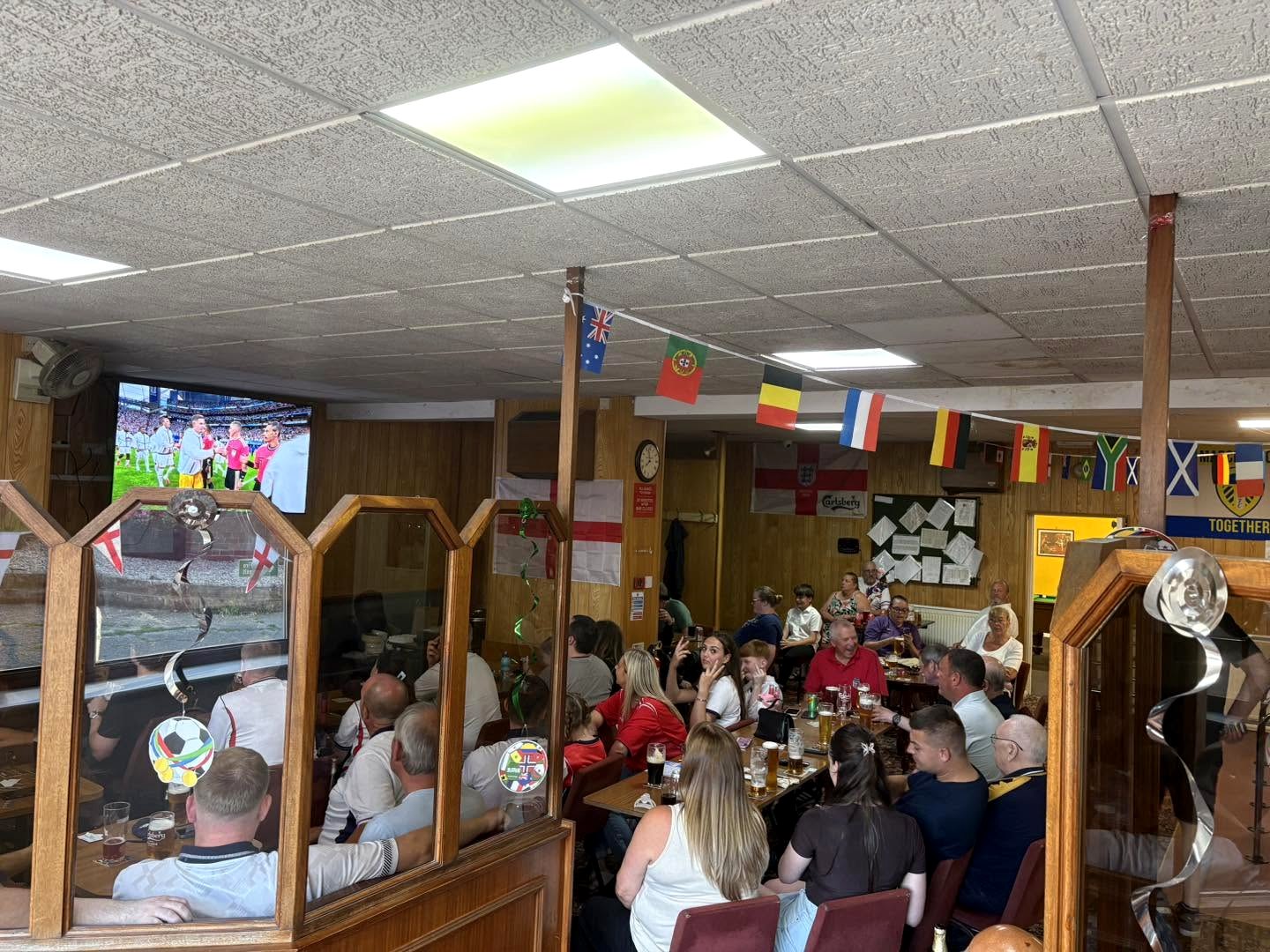 Tap Room during live televised sports