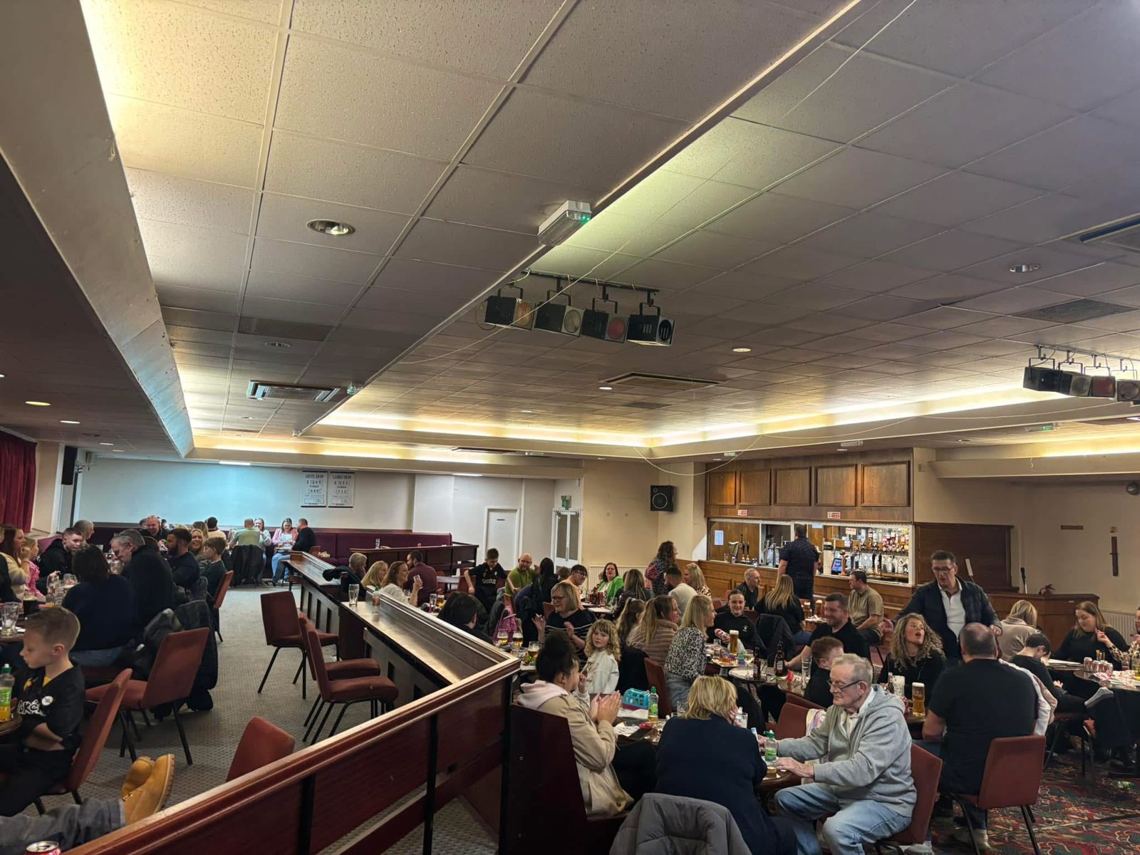 Guests enjoying a club gathering