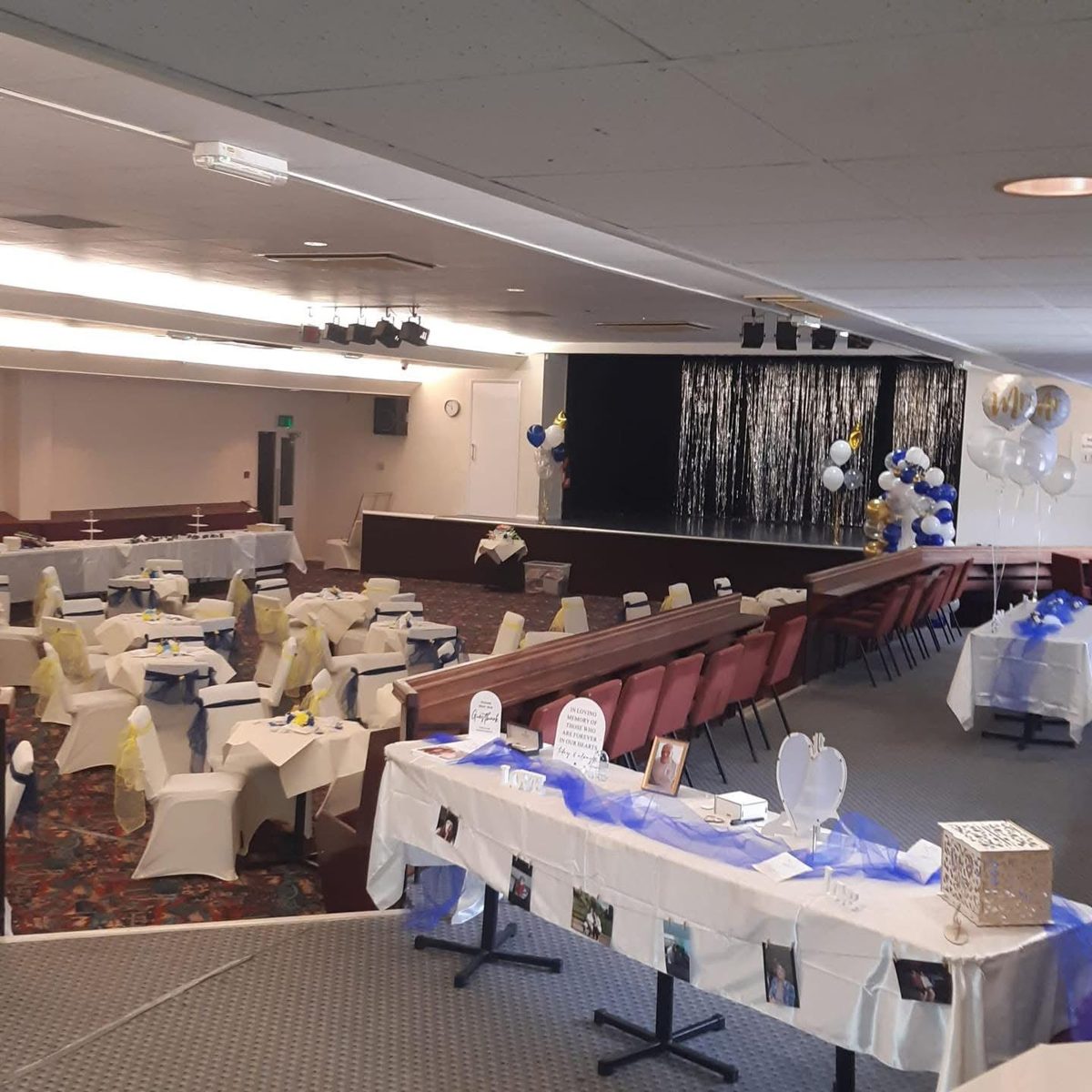Concert Room ready for an event